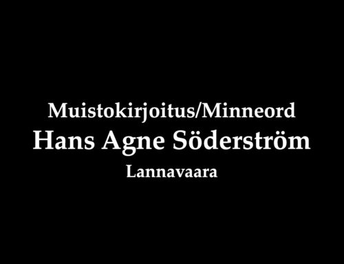 Hans Agne Söderström 1978 – 2024